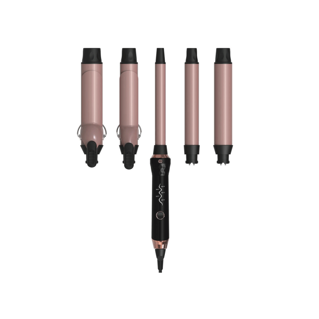 5 piece 2024 curling wand set